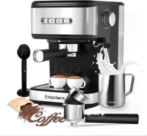 Espresso Machine 20 Bar, 3 in 1 Espresso Maker with Milk Frother Steam Wand for Latte and Cappuccino