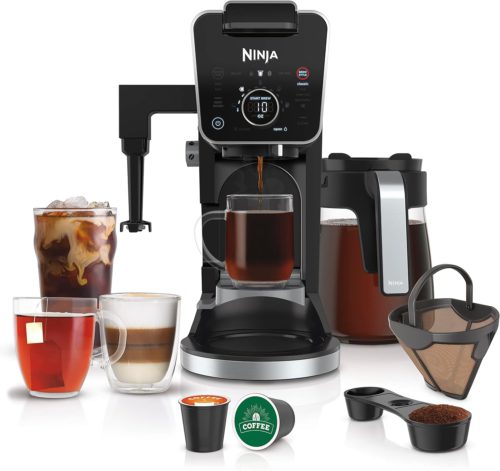 Ninja CFP307 DualBrew Pro Specialty Coffee System, 12-Cup Drip Coffee Maker with Permanent Filter