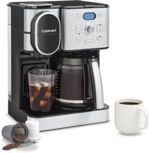 Cuisinart Automatic Hot & Iced Coffee Maker, 12-Cup Glass Carafe, Single-Server Brewer